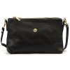 Kožená crossbody kabelka Gregorio 1736 černá