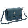 Kožená kabelka Gregorio 1738 tyrkysová