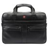 Pánská kožená aktovka Nordee S134 S černá