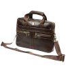 Pánská kožená aktovka Nordee S134 S hnědá