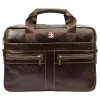 Pánská kožená aktovka Nordee S134 S hnědá