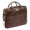Pánská kožená aktovka Nordee S133 hnědá