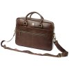 Pánská kožená aktovka Nordee S133 hnědá
