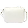 Kožená kabelka MiaMore 24-003 bílá