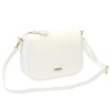 Kožená kabelka MiaMore 24-003 bílá