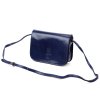 Kožená crossbody kabelka Florence 43 modrá