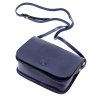 Kožená crossbody kabelka Florence 43 modrá