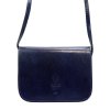 Kožená crossbody kabelka Florence 43 modrá