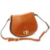 Kožená crossbody kabelka Florence ART. 873 camel