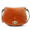 Kožená crossbody kabelka Florence ART. 873 camel