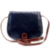 Dámská kožená kabelka Florence ART. 882 modrá / hnědá