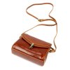 Kožená crossbody kabelka Florence 51 camel