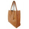 Kožená shopper bag kabelka Vera Pelle 032B camel