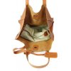 Kožená shopper bag kabelka Vera Pelle 032B camel