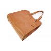 Kožená shopper bag kabelka Vera Pelle 032B camel