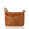 Kožená kabelka Marco Mazzini MM414 camel