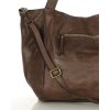 Kožená kabelka Marco Mazzin MR241 tmavě hnědá