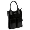 Kožená shopper bag kabelka Angelo 01-001-2 černá