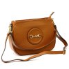 Dámská kožená kabelka Luka 24-040 koňaková