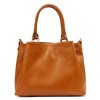 Kožená kabelka Gregorio 1743 MN koňaková