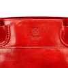Kožená kabelka přes rameno Florence 12 TAMP červená