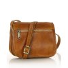 Kožená crossbody kabelka Marco Mazzini 2M48 camel