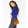 Kožená crossbody kabelka Marco Mazzini 2M48 camel