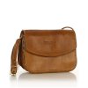 Kožená crossbody kabelka Marco Mazzini 2M48 camel