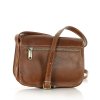 Kožená crossbody kabelka Marco Mazzini 2M48 hnědá