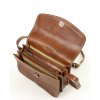 Kožená crossbody kabelka Marco Mazzini 2M48 hnědá