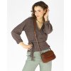 Kožená crossbody kabelka Marco Mazzini 2M48 hnědá