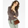 Kožená crossbody kabelka Marco Mazzini 2M48 hnědá