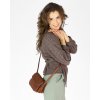 Kožená crossbody kabelka Marco Mazzini 2M48 hnědá
