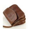 Kožená crossbody kabelka Marco Mazzini 2M48 hnědá