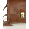 Kožená crossbody kabelka Marco Mazzini MM250 hnědá