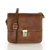 Kožená crossbody kabelka Marco Mazzini MM250 hnědá