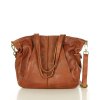 Kožená kabelka Marco Mazzini MM116 camel