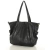 Kožená kabelka Marco Mazzini MM116 černá