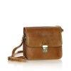 Kožená crossbody kabelka Marco Mazzini MM250 camel