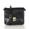 Kožená crossbody kabelka Marco Mazzini MM250 černá