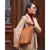 Luxusní shopper bag Marco Mazzini G12404 camel
