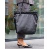 Kožená shopper bag kabelka Marco Mazzini G12399  černá