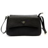 Kožená crosbody kabelka Gregorio 1746 černá