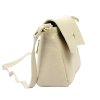 Kožená crosbody kabelka Gregorio 1746 světle béžová