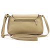 Kožená crosbody kabelka Gregorio 1746 taupe