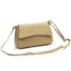 Kožená crosbody kabelka Gregorio 1746 taupe