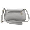 Kožená crosbody kabelka Gregorio 1746 šedá