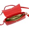 Kožená crosbody kabelka Gregorio 1746 světle červená