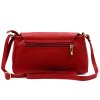 Kožená crosbody kabelka Gregorio 1746 červená