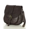Kožená kabelka Marco Mazzini MM253 tmavě hnědá